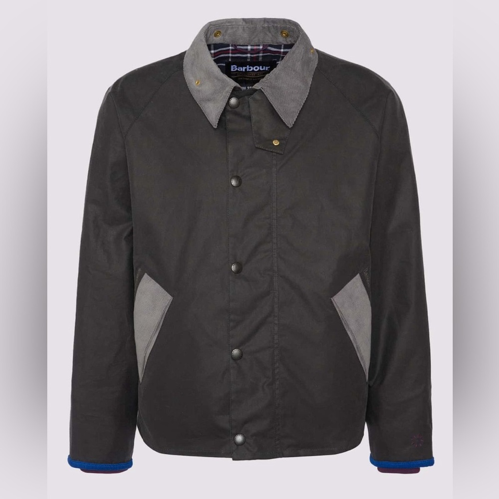 NWT BARBOUR X FLOWER MOUNTAIN Jacket in Dark grey - Picture 1 of 14